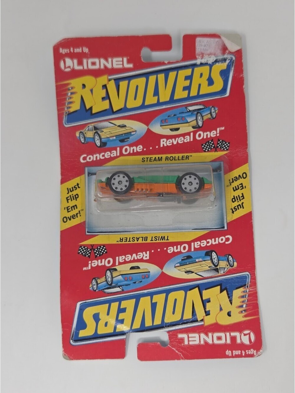 1989 Vintage LIONEL REVOLVERS- Steam Roller & Twist Blaster car ~ New